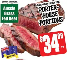 Farmer Jack's Porter- house portions offer