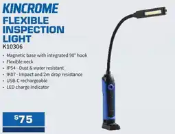 Burson Auto Parts Kincrome flexible inspection light offer