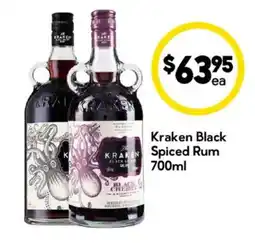 Drakes KRAKEN Spiced Rum offer