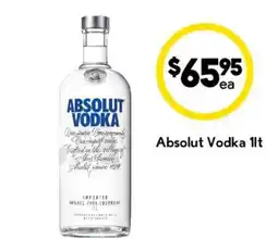 Drakes Absolut Vodka offer