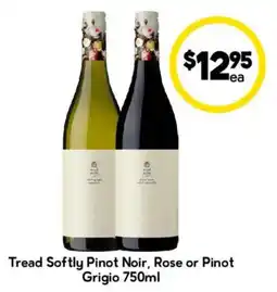 Drakes Tread Softly Pinot Noir, Rose or Pinot Grigio offer