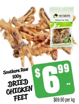 Farmer Jack's Southern raw dried chicken offer