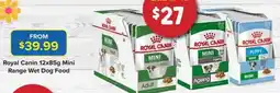 PetO Royal Canin Mini Range Wet Dog Food offer