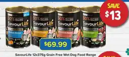 PetO SavourLife Grain Free Wet Dog Food Range offer