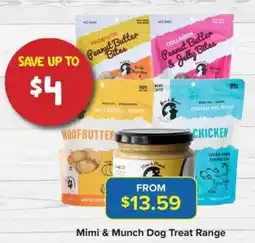 PetO Mimi & Munch Dog Treat Range offer