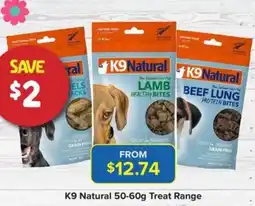 PetO K9 Natural Treat Range offer