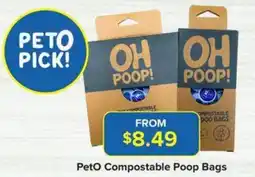 PetO Peto Compostable Poop Bags offer