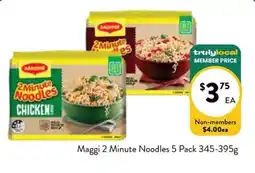 Farmer Jack's Maggi 2 Minute Noodles offer