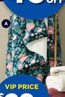 Spotlight Koo plain or printed sherpa reversible qb kb offer