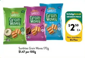 Farmer Jack's Sunbites Grain Waves offer
