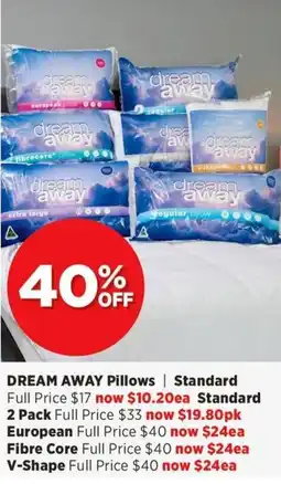 Spotlight DREAM AWAY Pillows Standard offer