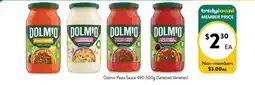 Farmer Jack's Dolmio Pasta Sauce offer