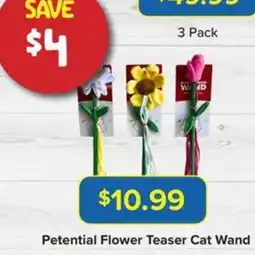 PetO Petential Flower Teaser Cat Wand offer