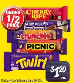 Farmer Jack's Cadbury Confectionery Bars offer
