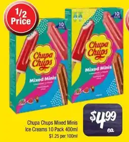 Farmer Jack's Chupa Chups Mixed Minis Ice Creams offer