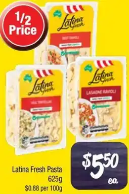 Farmer Jack's Latina Fresh Pasta offer
