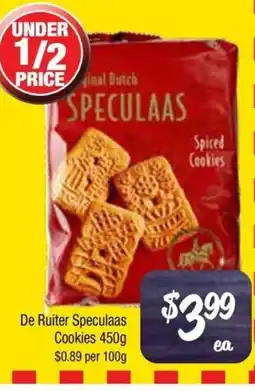 Farmer Jack's De Ruiter Speculaas Cookies offer