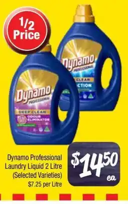 Farmer Jack's Dynamo Professional Laundry Liquid offer