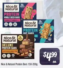 Farmer Jack's Nice & Natural Protein Bars offer