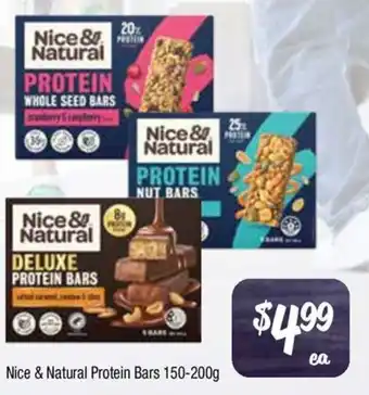 Farmer Jack's Nice & Natural Protein Bars offer