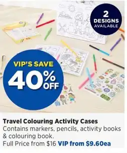 Spotlight Travel Colouring Activity Cases offer