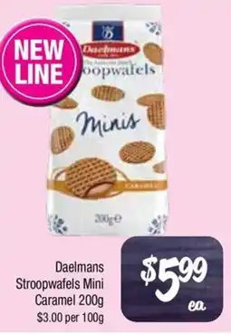 Farmer Jack's Daelmans Stroopwafels Mini Caramel offer