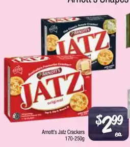 Farmer Jack's Arnott's Jatz Crackers offer