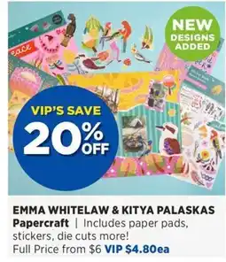 Spotlight Emma whitelaw & kitya palaskas papercraft offer