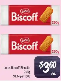 Farmer Jack's Lotus Biscoff Biscuits offer