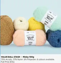 Spotlight Value ball stash minky offer