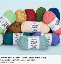 Spotlight Value ball stash aran cotton blend offer