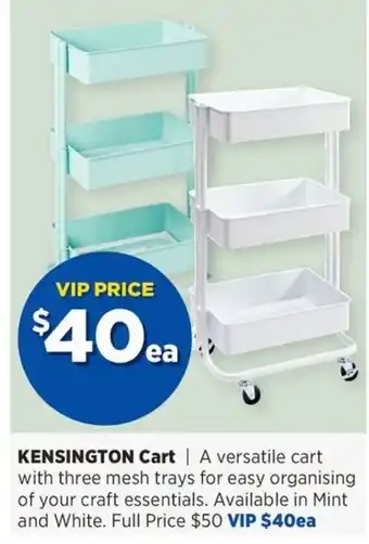 Spotlight Kensington cart offer