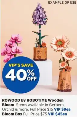 Spotlight Rowood by robotime wooden bloom offer