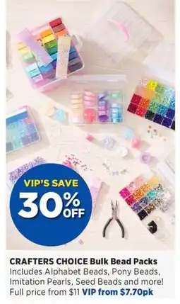 Spotlight Crafters choice bulk bead packs offer