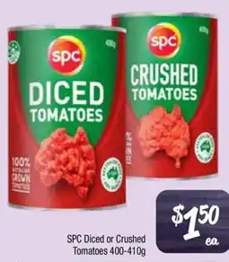 Farmer Jack's SPC Diced or Crushed Tomatoes offer