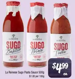 Farmer Jack's La Reinese Sugo Pasta Sauce offer