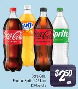 Farmer Jack's Coca-Cola, Fanta or Sprite offer