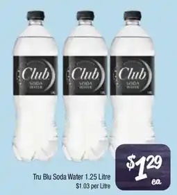 Farmer Jack's Tru Blu Soda Water offer