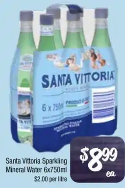 Farmer Jack's Santa Vittoria Sparkling Mineral Water offer