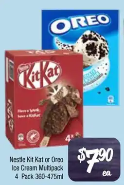Farmer Jack's Nestle Kit Kat or Oreo Ice Cream Multipack offer