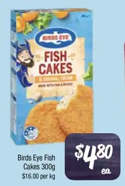 Farmer Jack's Birds Eye Fish Cakes offer