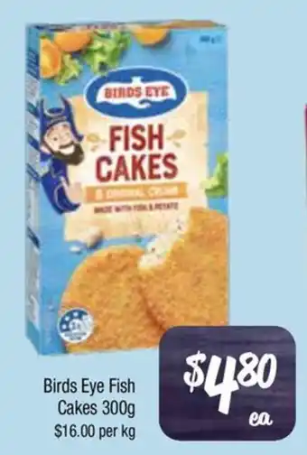Farmer Jack's Birds Eye Fish Cakes offer