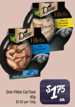 Farmer Jack's Dine Fillets Cat Food offer