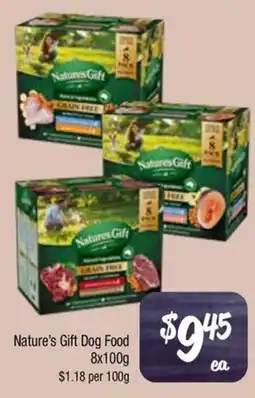 Farmer Jack's Nature's Gift Dog Food offer