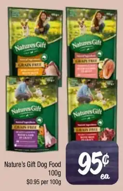 Farmer Jack's Nature's Gift Dog Food offer