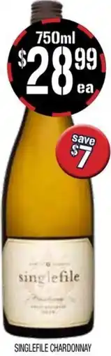 Farmer Jack's Singlefile chardonnay offer