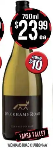 Farmer Jack's Wickhams road chardonnay offer