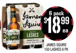 Farmer Jack's James squire 150 lashes offer