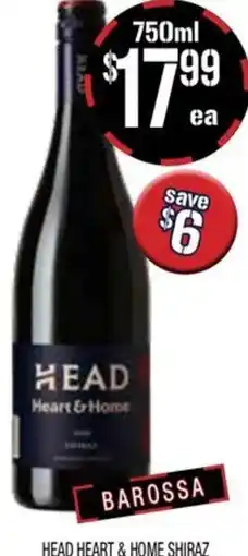 Farmer Jack's Head heart & home shiraz offer