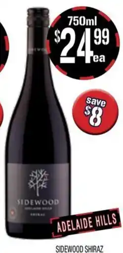 Farmer Jack's Sidewood shiraz offer